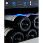 Allavino 47" Wide 256 Bottle Dual Zone Wine Refrigerator - 2X-VSWR128-1S20