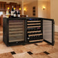Allavino 47" Wide 112 Bottle Three Zone Wine Refrigerator -3Z-VSWR5656-B20