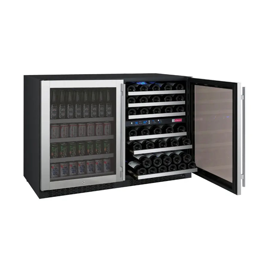 Allavino 47" 56 Bottle/154 Can Wine And Beverage Refrigerator - 3Z-VSWB24-2S20