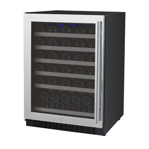 Allavino 24 Wide 56 Bottle Single Zone Wine Refrigerator - VSWR56-1SL20