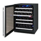Allavino 24" Wide 56 Bottle Dual Zone Wine Refrigerator - VSWR56-2SL20