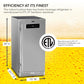 Whynter Stainless Steel Built-in or Freestanding 2.9 cu. ft. Beer Keg Froster Beverage Refrigerator- BEF-286SB