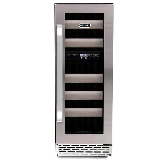 Whynter 17 Bottle Stainless Steel Dual Zone Wine Refrigerator - BWR-171DS Elite