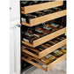 Whynter 46-Bottle Dual Temperature Zone Built-In Wine Refrigerator - BWR-462DZ