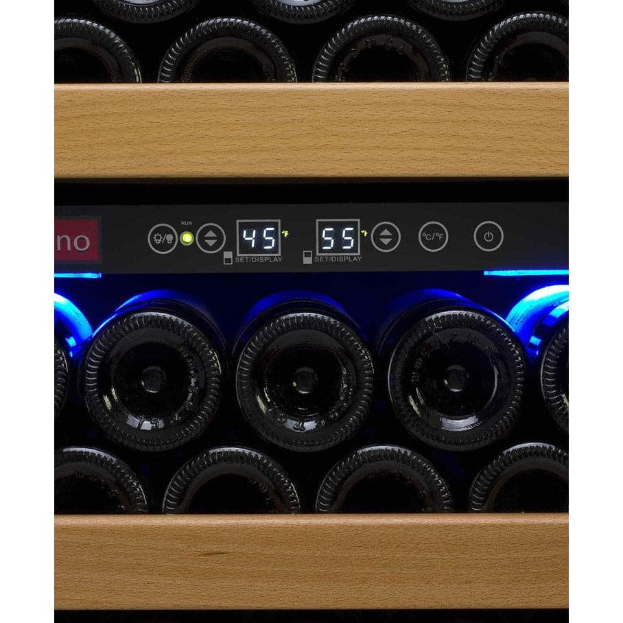 Allavino 24" Wide 99 Bottle Dual Zone Wine Refrigerator - YHWR99-2BR20