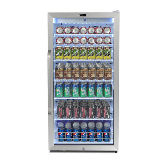 Whynter 10.6 cu. ft. Freestanding Commercial Beverage Merchandiser -1060XLW/CBM