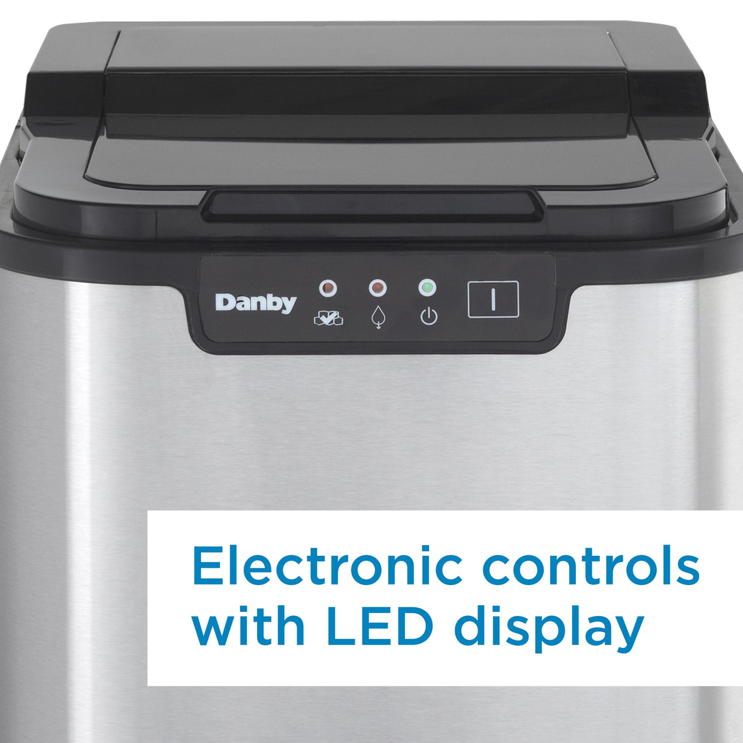 Danby 25 lbs. Countertop Ice Maker in Stainless Steel - DIM2500SSDB