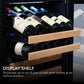 Whynter 164 Bottle Built-in Dual Zone Wine Refrigerator - BWR-1642DZ