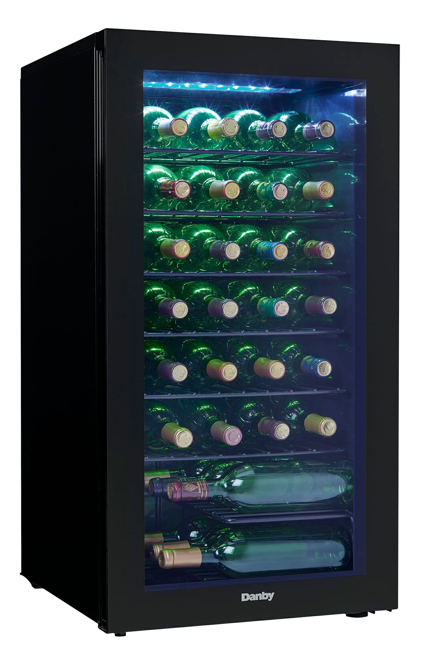 Danby 36 Bottle Free-Standing Wine Cooler in Black - DWC036A2BDB-6