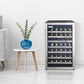 Danby Designer 38 Bottle Free-Standing Wine Cooler in Black Stainless Steel - DWC114BLSDD