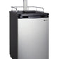 Kegco 20" Wide Cold Brew Coffee Dual Tap Stainless Steel Kegerator - ICK19S-2NK