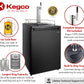 Kegco 24" Wide Single Tap Black Kegerator - K209B-1NK