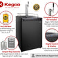 Kegco 24" Wide Single Tap Black Digital Kegerator - K309B-1NK