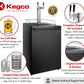 Kegco 24" Wide Dual Tap Black Digital Kegerator - K309B-2NK