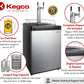 Kegco 24" Wide Dual Tap Stainless Steel Digital Kegerator - K309SS-2NK