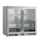 36 Inch Heating Glass 2 Door Built in Beverage Fridge - KBU56M