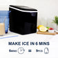 Koolatron KIM26-B Ice Makers Countertop, Portable Ice Maker - KIM-26B