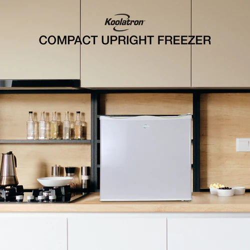 Koolatron Mini Upright Freezer 1.2 cu ft (34L) White - KTUF34
