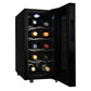 Koolatron 10 Bottle Wine Cellar, Touch Control, Black - KWT10BN