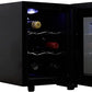Koolatron 6 Bottle Wine Cooler, Black, Thermoelectric Wine Fridge - WC06