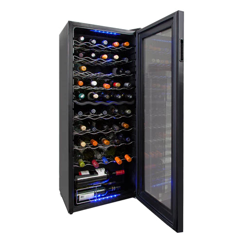 Koolatron 50 Bottle Dual Zone Wine Cooler, Black - WC50