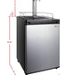 Kegco 24" Wide Dual Tap Stainless Steel Kegerator - ICK30S-2NK