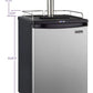 Kegco 24" Wide Dual Tap Commercial/Residential Kegerator - ICZ163S-2NK