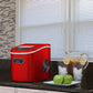 Whynter Compact Portable Ice Maker 27 lb capacity – Metallic Red - IMC-270MR