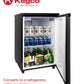 Kegco 20" Wide Cold Brew Coffee Dual Tap Black Kegerator - ICK19B-2NK