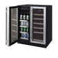 Allavino 30" Wide 30 Bottle/88 Can Dual Zone Wine Refrigerator/Beverage Center - VSWB30-2SF20