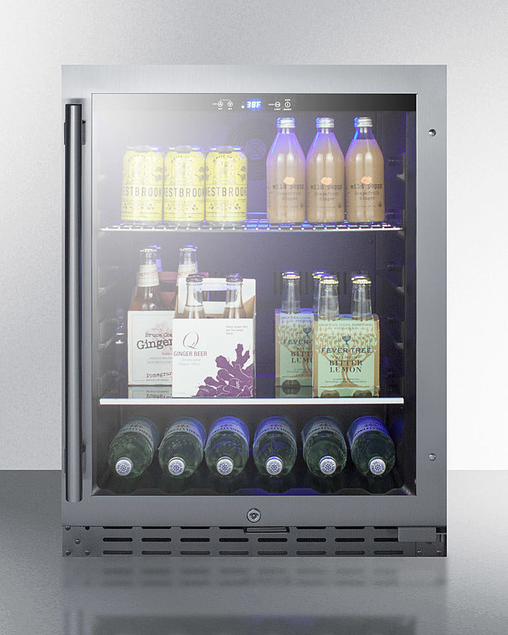 Summit 24" Wide Built-In Beverage Cooler, ADA Compliant - ALBV2466