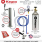Kegco 20" Wide Single Tap Black Kegerator - K199B-1NK