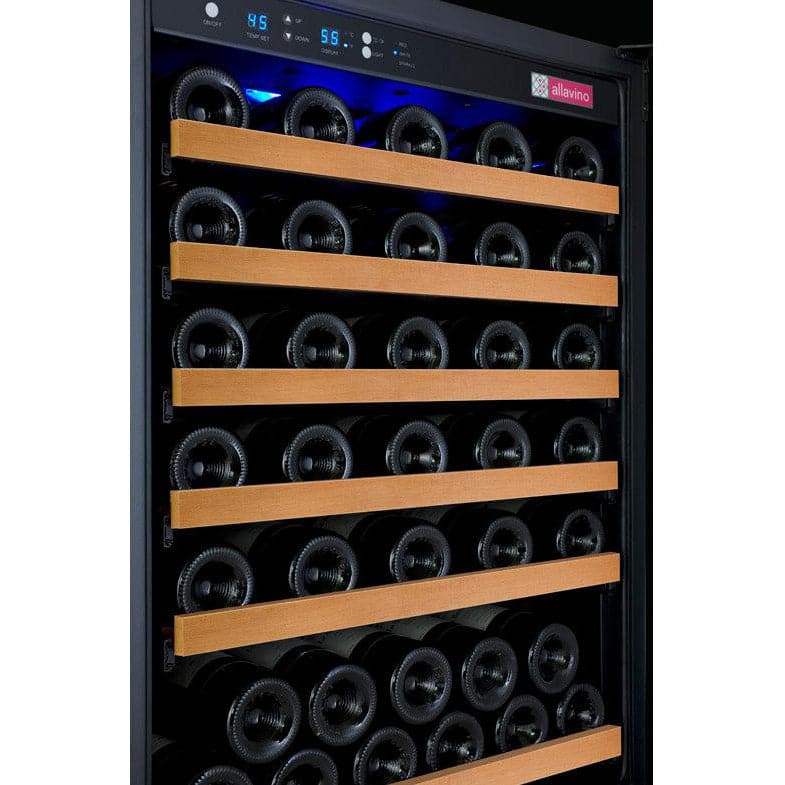 Allavino 24" Wide 56 Bottle Single Zone Wine Refrigerator - VSWR56-1BR20