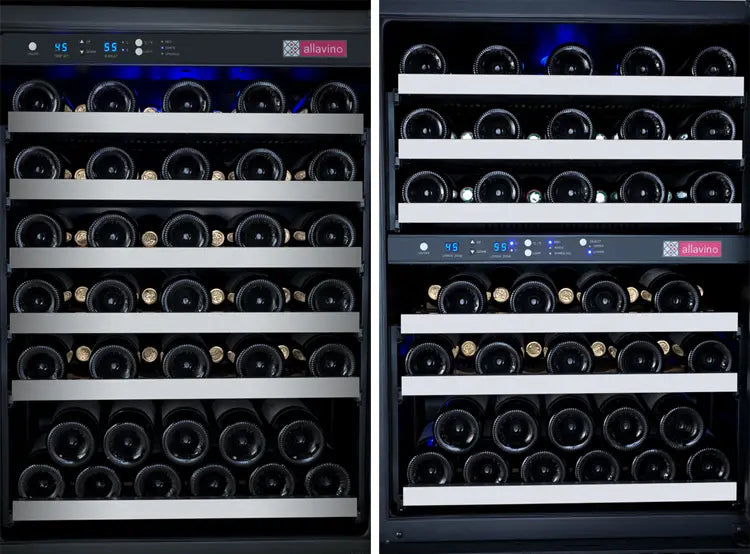 Allavino 47" Wide 249 Bottle Three Zone Wine Refrigerator - 3Z-VSWR2128-S20