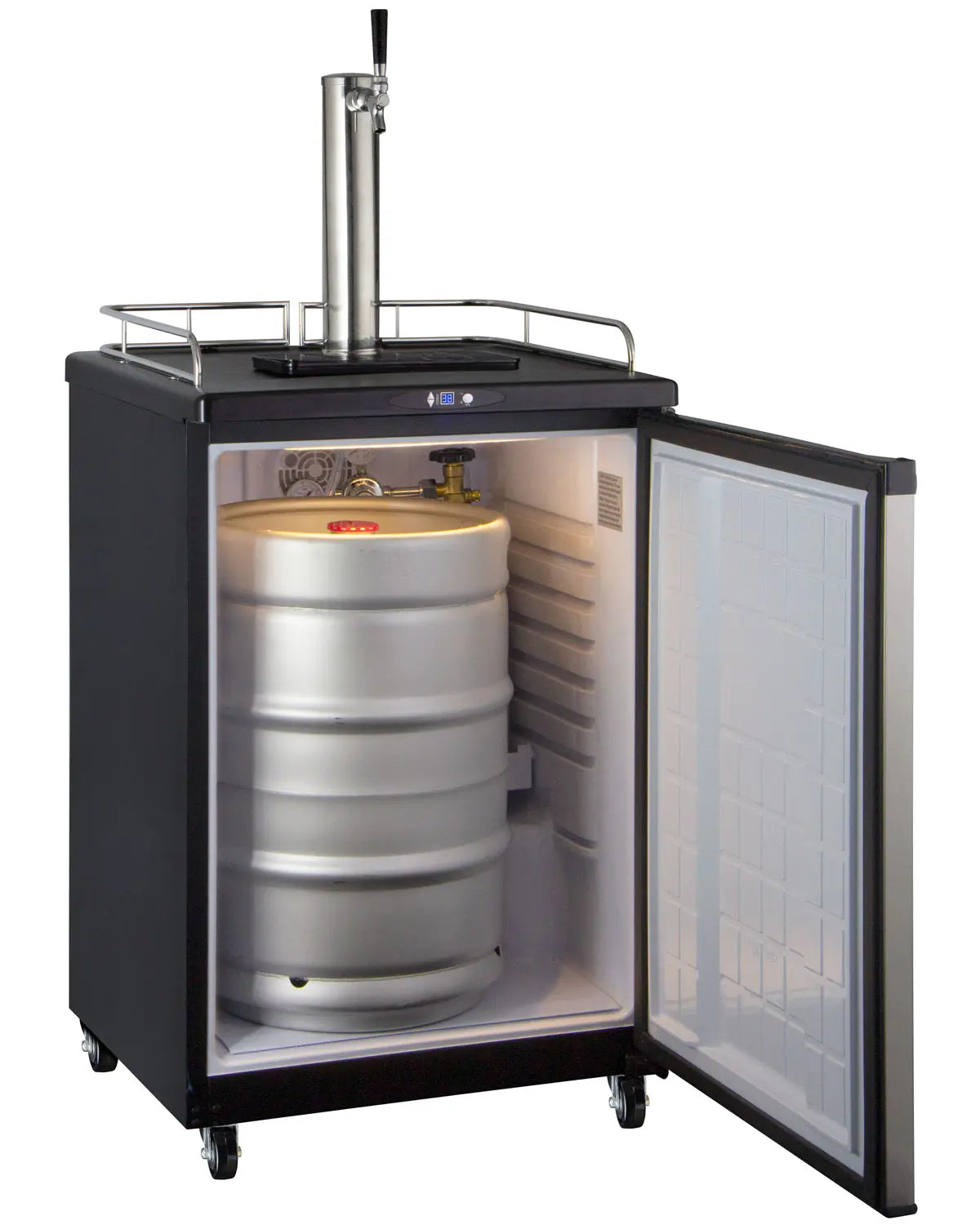 Kegco 24" Wide Single Tap Commercial/Residential Kegerator - ICZ163S-1NK